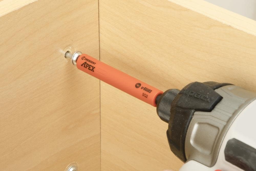 Crescent CAUGB3BSQ2 #2 x 3-1/2" Square u-GUARD Covered Impact Power Bit (Pack of 2)