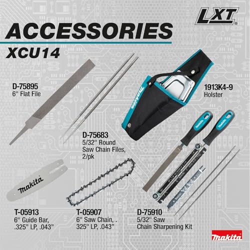 Makita XCU14SR1 18V LXT Lithium-Ion Brushless Cordless 6 Inch Pruning Saw Kit (2.0Ah)