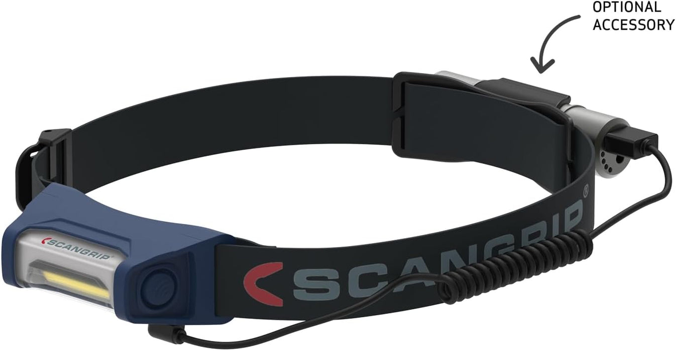 Scangrip I-View, Rechargeable COB LED headlamp, Panoramic Beam, Touchless on/Off Sensor