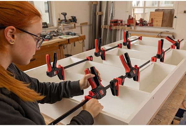 ‎BESSEY | ‎EHKL360-06 | Bessey EHKL360, 6 In, Trigger Clamp and Spreader 360 Rotating Handle One-Hand Bar Clamps, Black