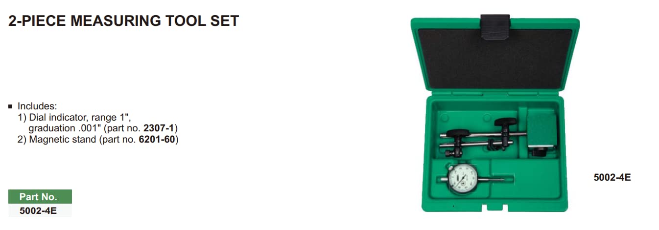 INSIZE 5002-4E 2 Piece Measuring Tool Set