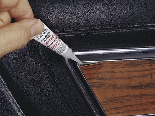 LOCTITE Quick Gel Super Glue for Automotive & More: Instant Adhesive, Heavy-Duty, Works on Metal, Most Plastics, Vinyl, Rubber | Clear Gel, .07 oz Tube (PN: 37391-483624)