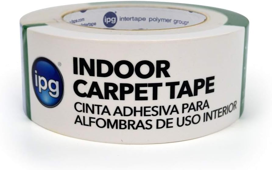 IPG Double-Sided Indoor Carpet Tape, 1.88" x 36 yd (Single Roll)