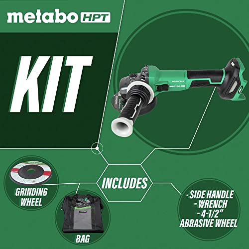 Metabo HPT 36V MultiVolt 4-1/2-Inch Cordless Angle Grinder | (Bare Tool)