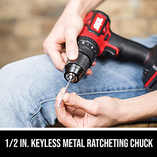 SKIL PWRCORE 20️ Brushless 20V 1/2 In. Compact Hammer Drill Kit