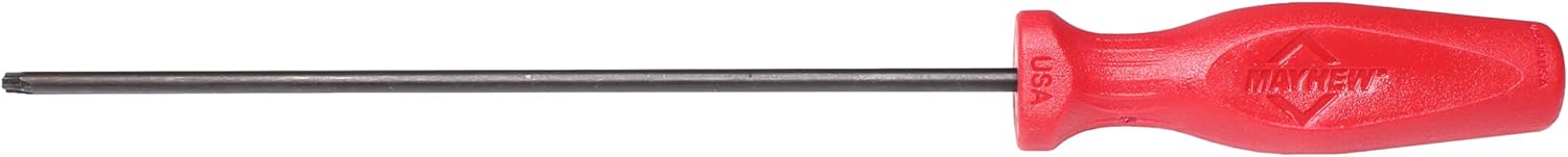 Mayhew Tools 27407 USA Torx Screwdriver, Red, T25 x 8-Inch