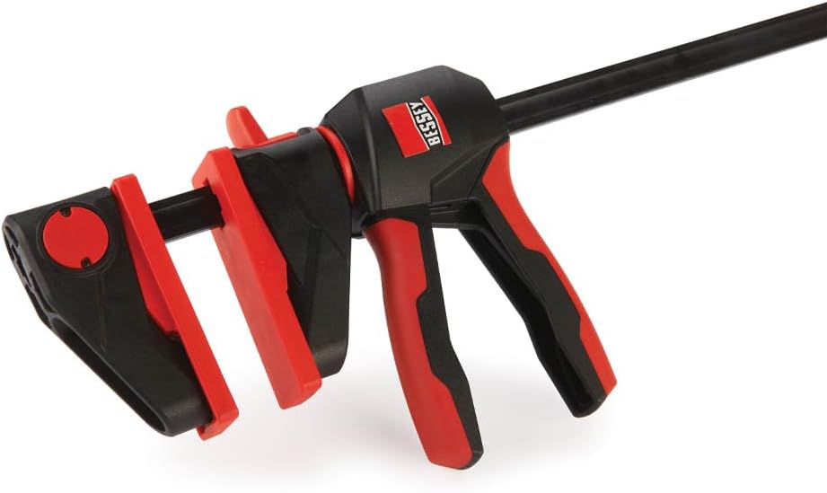 ‎BESSEY | ‎EHKL360-06 | Bessey EHKL360, 6 In, Trigger Clamp and Spreader 360 Rotating Handle One-Hand Bar Clamps, Black