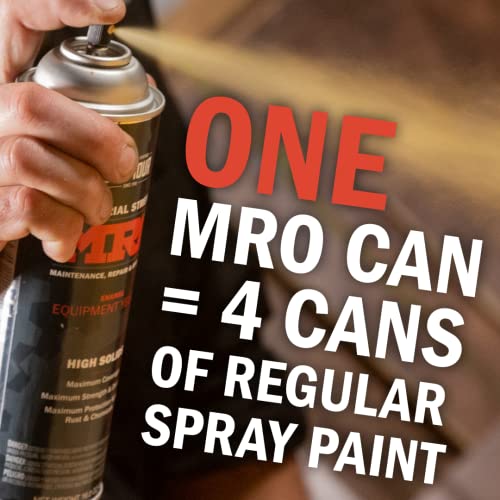 SEYMOUR 620-1433 Industrial MRO High Solids Spray Paint, Flat Black, 16 Ounce (Pack of 1)