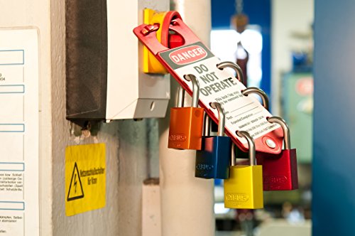 ABUS 72/30 KD Aluminum Safety Padlock Keyed Different with 1" Shackle, Orange