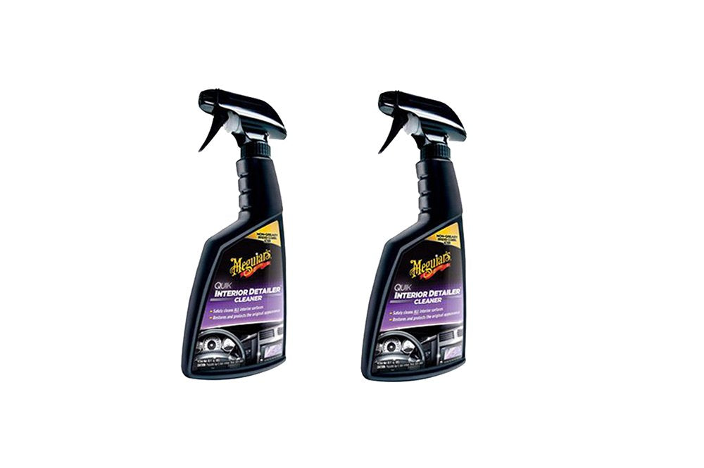 Meguiars G13616 Quik Interior Detailer Cleaner, 16 oz, Spray (Pack of 2)