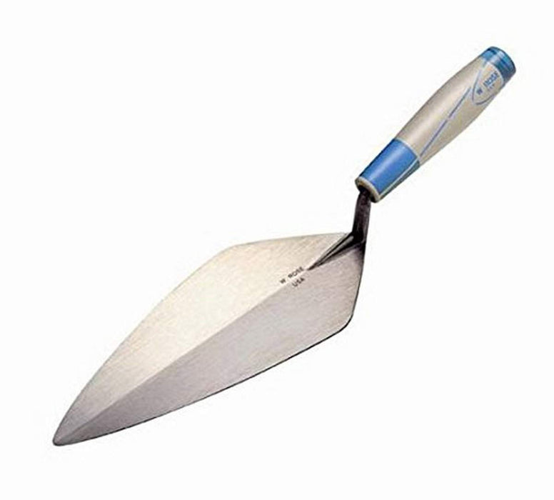 Kraft Tool RO116-13SH W. Rose Narrow London Brick Trowel with ProForm Soft Handle - Standard Shank, 13-Inch