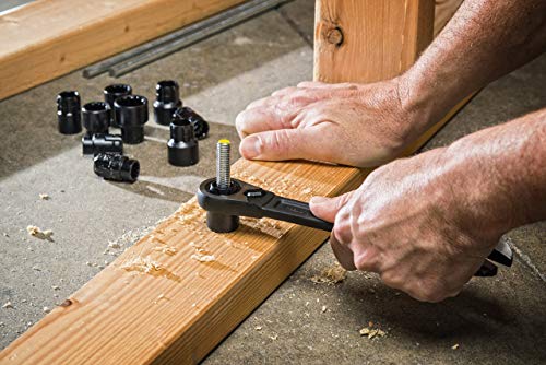 Crescent 11 Pc. Pass-Thru X6 Black Oxide Adjustable Wrench and Spline Socket Set - CPTAW8