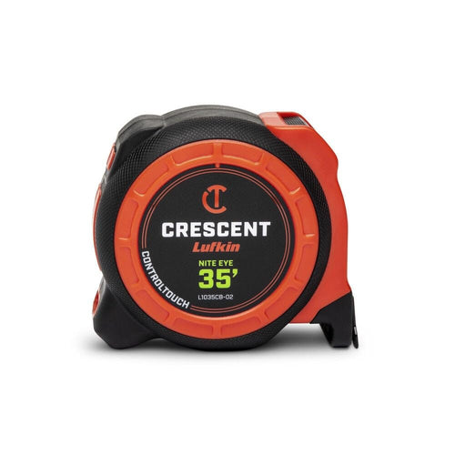 Crescent Lufkin L1035CB-02 35ft CONTROLTOUCH NITE Eye Tape Measure