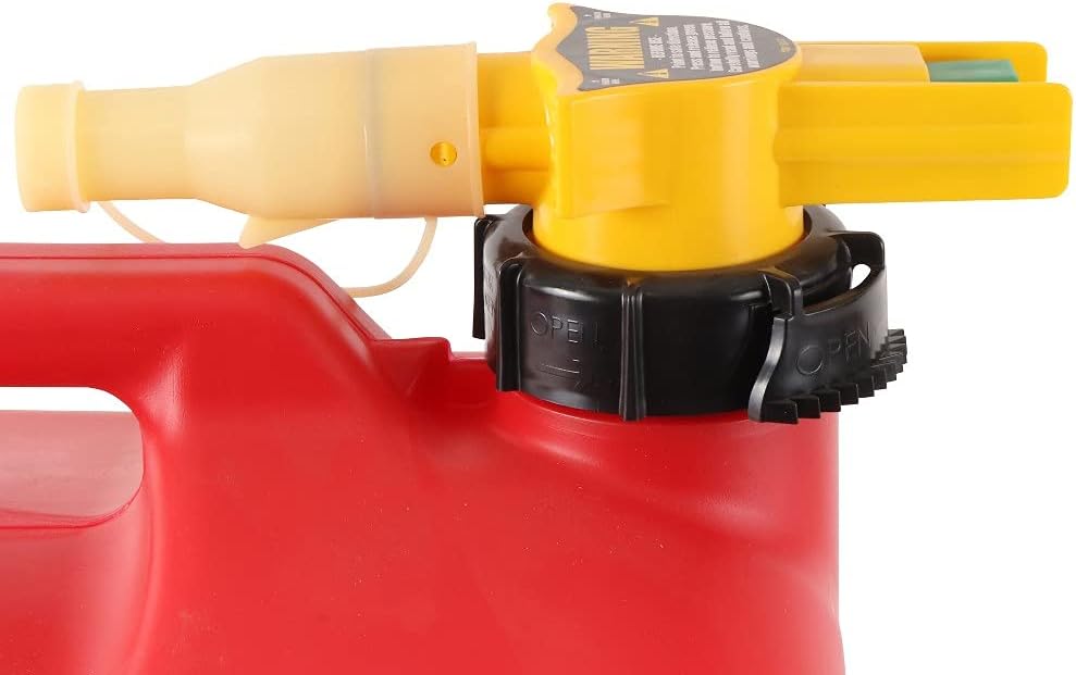 1450 5-Gallon Poly Gas Can (CARB Compliant),Red