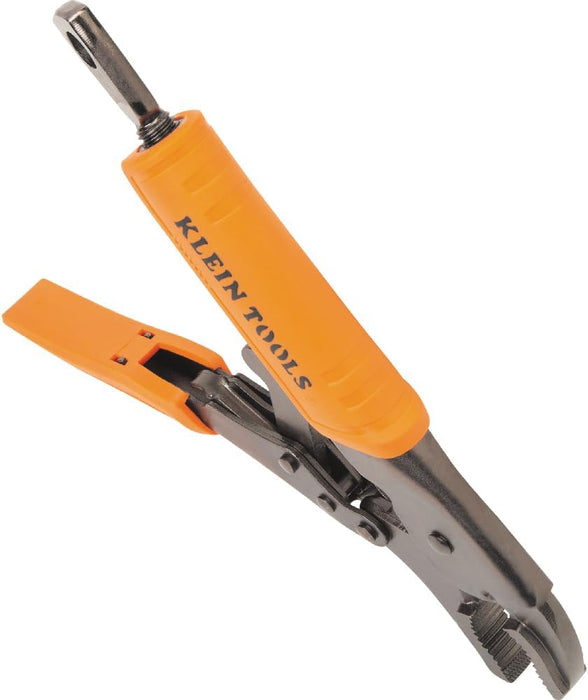 Klein Tools 38602 Curved Jaw Locking Pliers, 10-Inch
