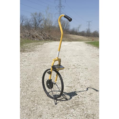 Keson MP401E Electronic Metal Frame Measuring Wheel with Spoked Wheel, 15-1/2-Inch Diameter , Yellow