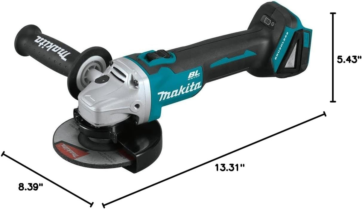 Makita XAG09Z 18V LXT Lithium-Ion Brushless Cordless 4-1/2"/5" Cut-Off/Angle Grinder