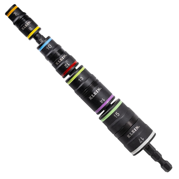 Klein Tools 32934M 8-in-1 Metric Impact-Rated Flip Socket Set