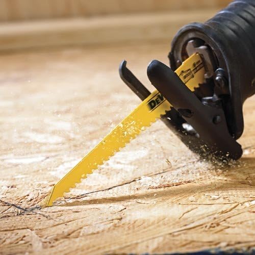 DEWALT DW4804BZ 12" 6 TPI Wood Cutting Bi-Metal Reciprocating Saw Blade (Pack of 100)