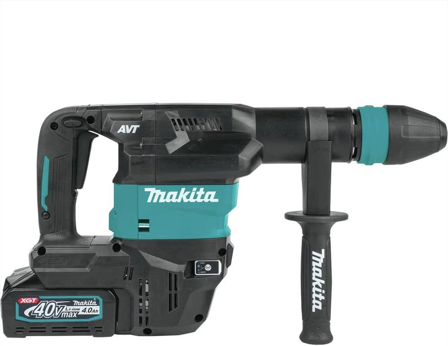 Makita GMH01M1 40V max XGT Brushless 15 lb. SDS-MAX AVT Demolition Hammer Kit, AWS Capable, case, with one battery (4.0Ah) & FREE Makita  BL4040