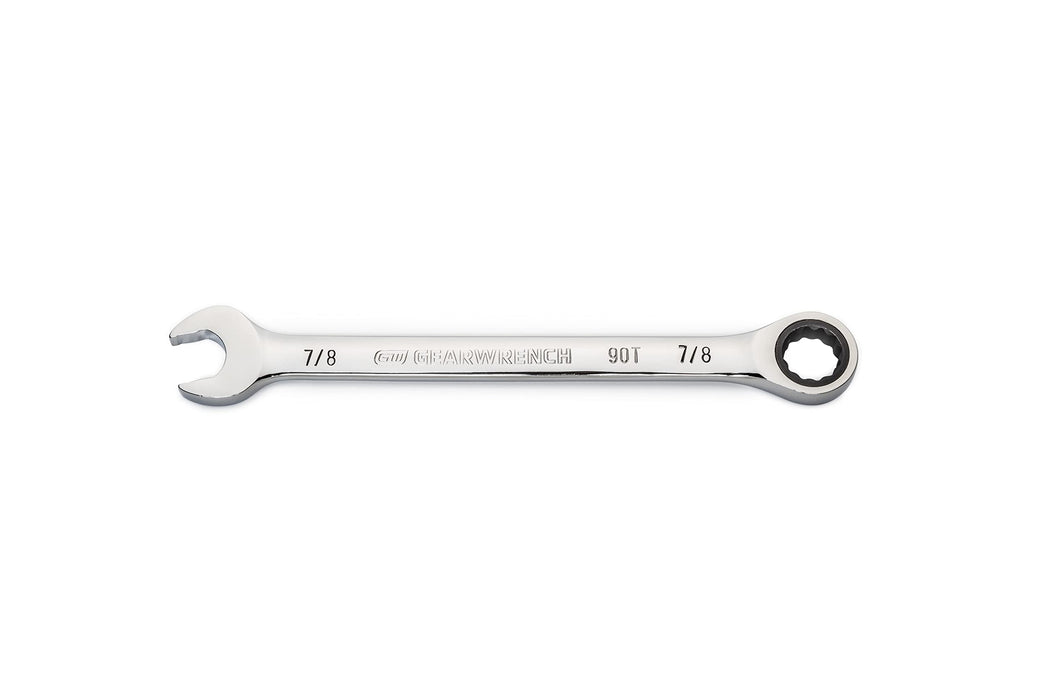 GEARWRENCH 86951 7/8" 4 Degree Swing Arch 12 Point Ratcheting Combination Wrench