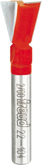 Freud 1/2" (dia.) Dovetail Bit with 1/4" shank, 1-7/8" overall length (22-104)