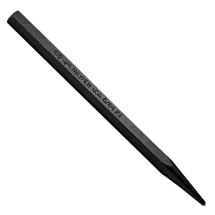 Mayhew Tools 24006 Center Punch, 5/64" - 2 mm x 4", Black Oxide Finish