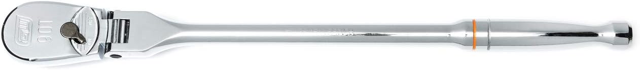 GEARWRENCH 81230T 4 Piece 1/4", 3/8" & 1/2" Drive 90 Tooth Full Polish Flex-Head RATCHET Set