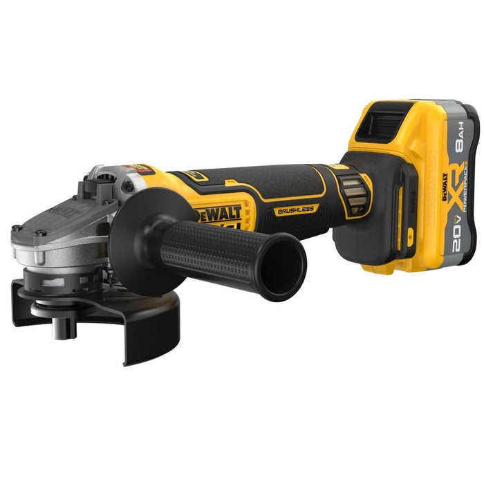 DEWALT DCG410WW1 20V MAX XR Brushless Cordless 4-1/2 in. - 5 in. Angle Grinder Kit with XR POWERPACK