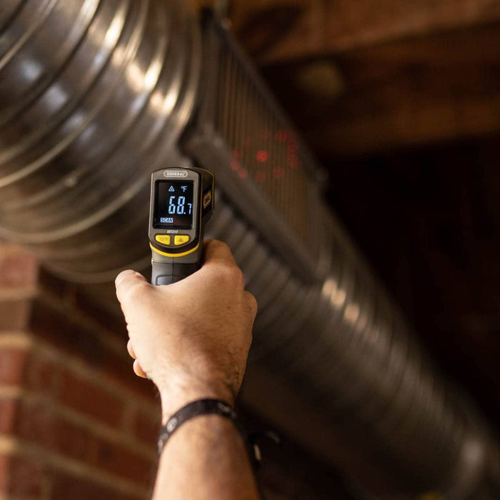 General Tools Non-Contact Infrared Thermometer, 10:1 Distance to Spot Ratio