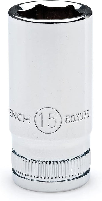 GEARWRENCH 47 Pc. 1/4" Drive 6 Pt. Socket Set, Standard & Deep, SAE/Metric - 80314D 1/4" 47-piece kit