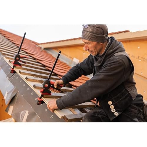 Bessey EHKL360, 12 In., Trigger Clamp and Spreader 360 Rotating Handle One-Hand Bar Clamps