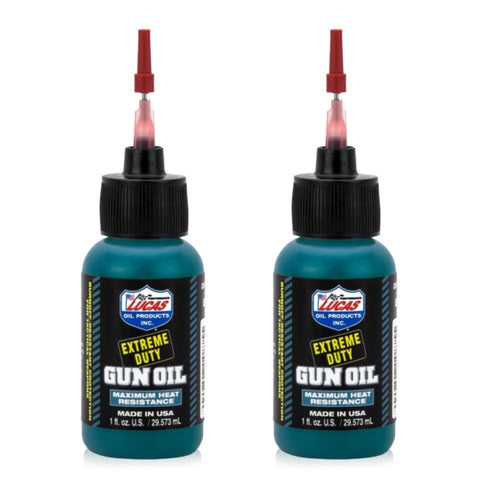 Lucas Oil 10875 Extreme Duty Gun Oil Needle Oiler, 2oz (Pack of 2)