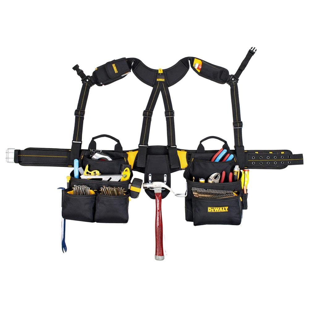 DEWALT DG5641 Framer's Combo Apron with Suspenders, 20 Pocket ...