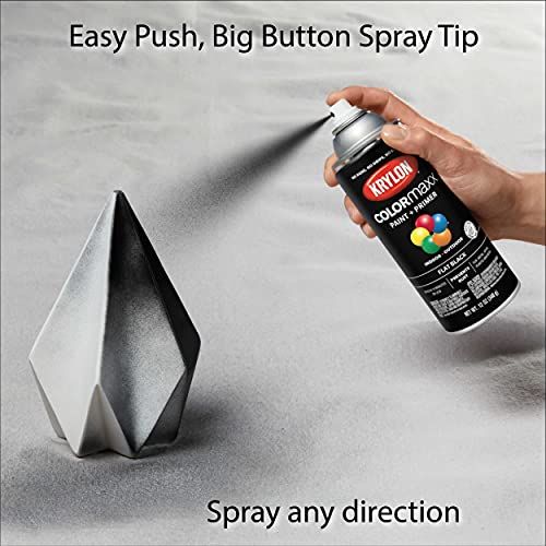 12 oz Krylon K05529007 Navy Blue COLORmaxx Paint & Primer Spray Paint, Gloss