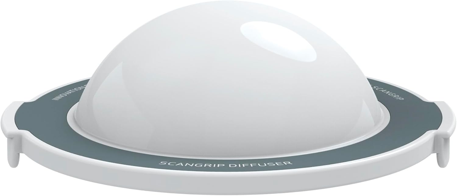 SCANGRIP DIFFUSER, Smooth and Lightweight Cover for Diffusing and Softening Your SCANGRIP LED Work Lights, Built-in Magnets makes it Easy to Mount Direct on Lens, Reduces Blinding and Shadows