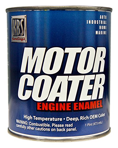 KBS Coatings 60328 Chevy Grey Motor Coater Engine Paint - 1 Pint