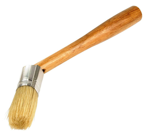 Steelman 96517 Euro Lube Angled Applicator Brush with Stiff Bristles for Paste-Style Tire Mounting Lubricants, Angled to Fit Between The Tire Bead and Rim