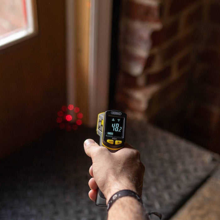 General Tools Non-Contact Infrared Thermometer, 10:1 Distance to Spot Ratio