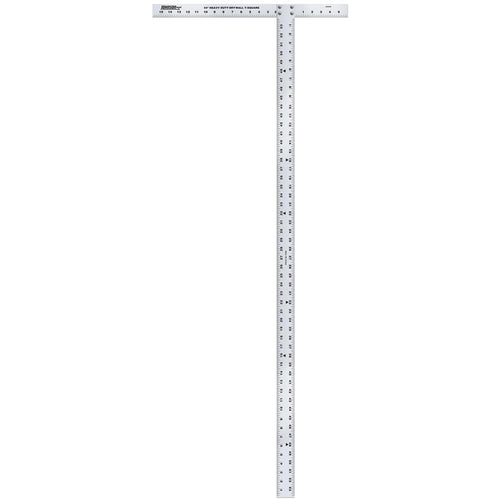 Johnson JTS54HD 54" Aluminum Drywall T-Square with Extra-Thick Blade