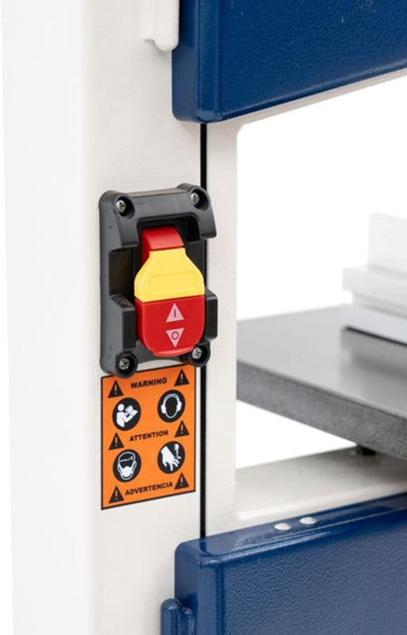 Rikon 10‑3062S 10″ Deluxe Bandsaw with Stand Model – ½HP, Two-Speed, 5″ Resaw Height × 9‑5/8″ Throat, Cast-Iron Table, Tool-Less Blade Guides, Includes Blade & Stand