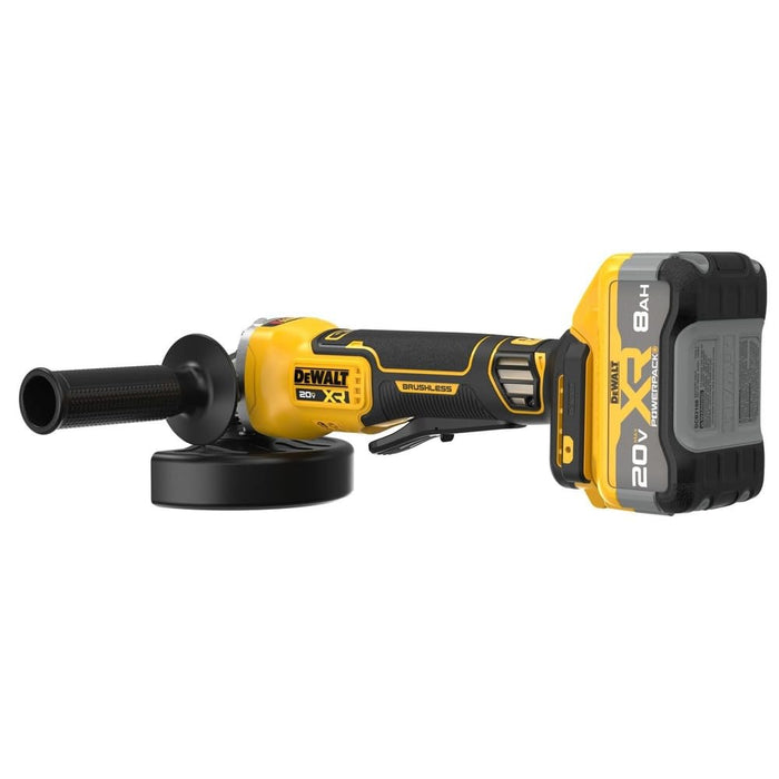 DEWALT DCG410WW1 20V MAX XR Brushless Cordless 4-1/2 in. - 5 in. Angle Grinder Kit with XR POWERPACK