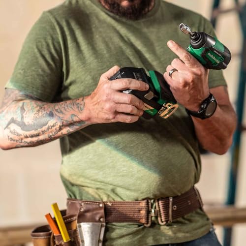Metabo HPT 18V MultiVolt Impact Driver Kit | 1/4-Inch Chuck | 2-2.0 Ah 18V Batteries | 1,549 in-lbs Torque | Brushless Motor | Compact Size & Weight | Lifetime Tool Warranty | WH18DEX