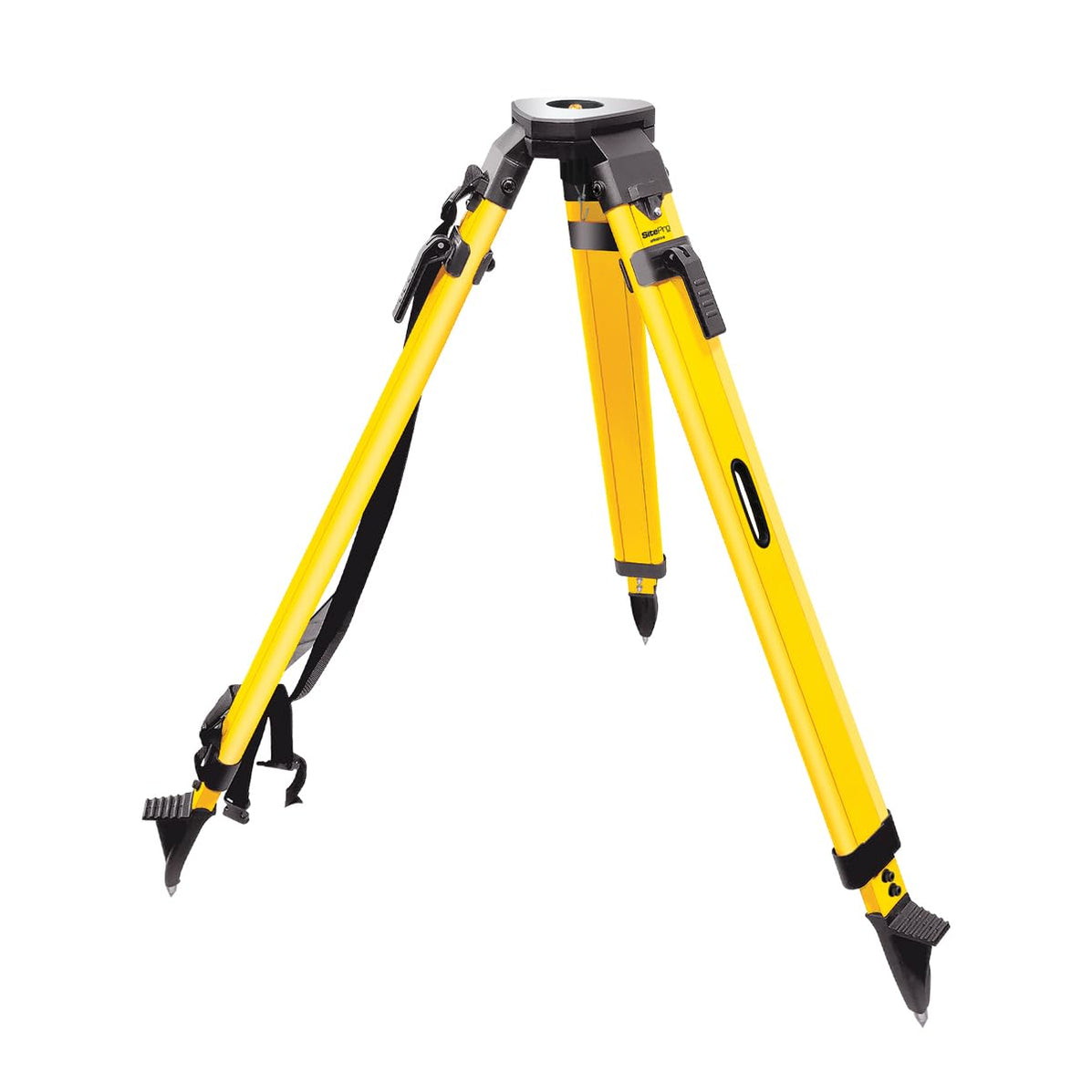 Surveying Tripod, Fiberglass Tripod with 5/8-11 Flat Head and Quick Cl ...