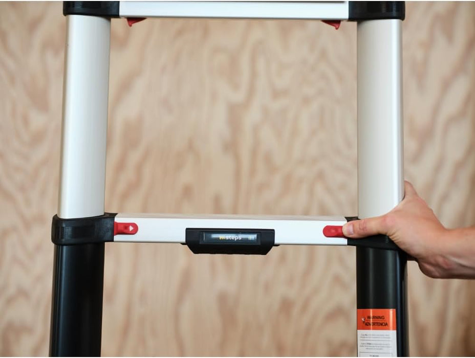 W.steps Prime 9.5 FT | Telescopic Extension Ladder, ANSI Type 1A Certified