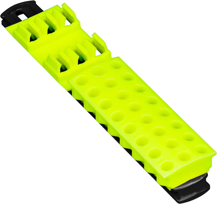 Ernst Manufacturing 30 Tool Magnetic Bit Buddy, 1/4" Hex Bit Holder - Blk/Hi-Viz Black & Hi-viz