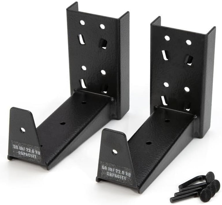 DEWALT 2-Piece 6-Inch Cantilever Bracket Set for DEWALT only Workshop Shelving/Storage, Steel, Holds Up to 50 lbs. per Bracket Alloy Steel