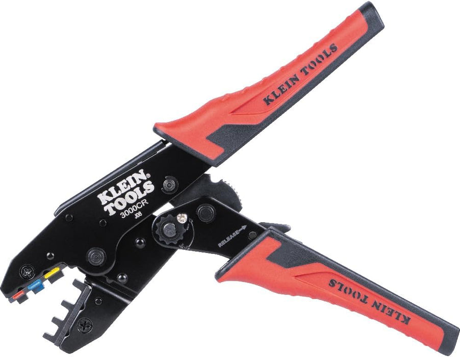 Klein Tools 3000CRKIT Ratcheting Crimper Set, 10-22 AWG Terminals