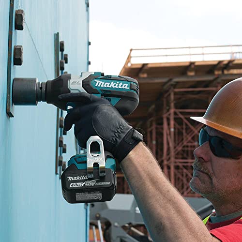 Makita XWT07Z 18V LXT� Lithium-Ion Brushless Cordless High-Torque 3/4" Sq. Drive Impact Wrench, Tool Only