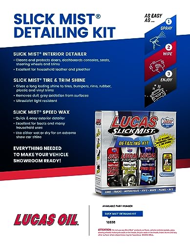 Lucas Oil Stens 051-804 Slick Mist Detail Kit Compatible with/Replacement 10558 Mowers